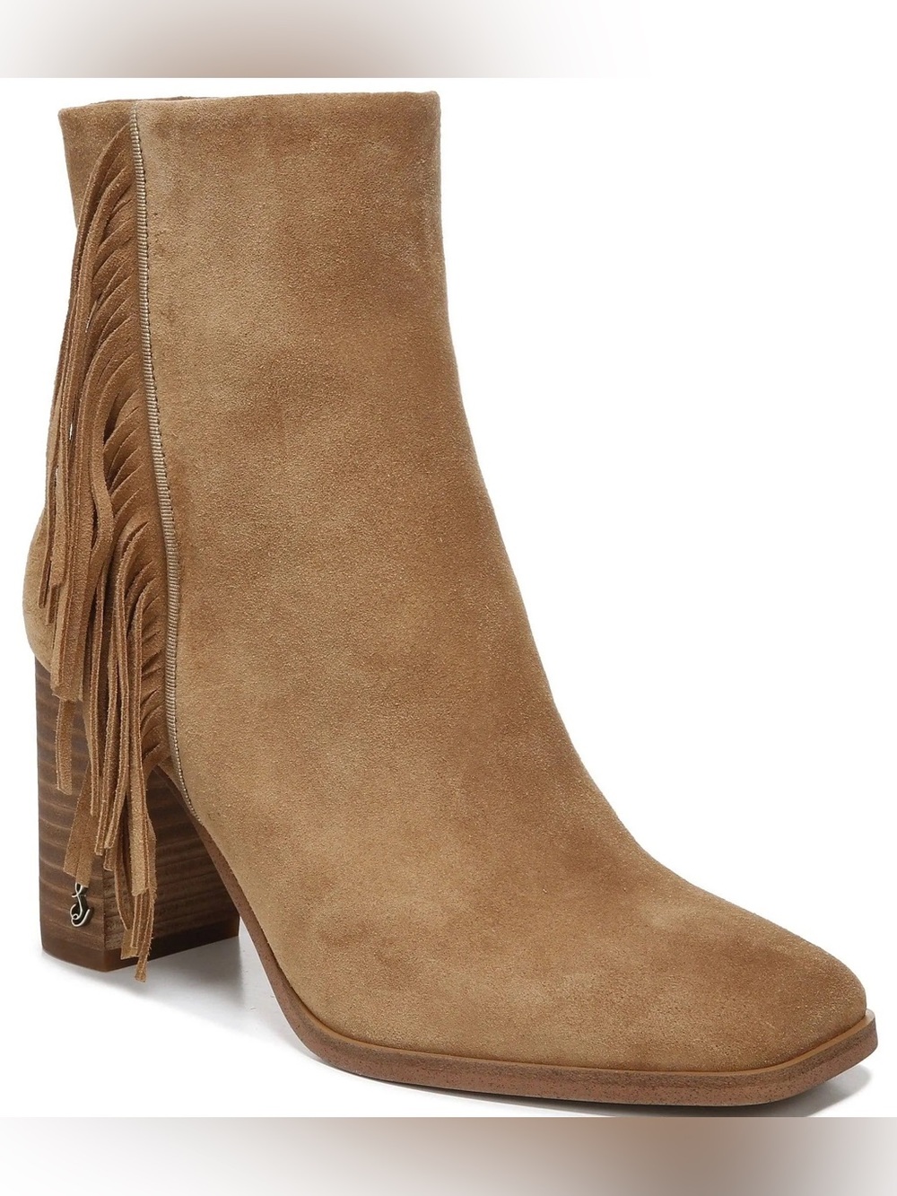 **✨SAM EDELMAN 'ONA' FRINGE BOOTS IN CAMEL SUEDE✨**
